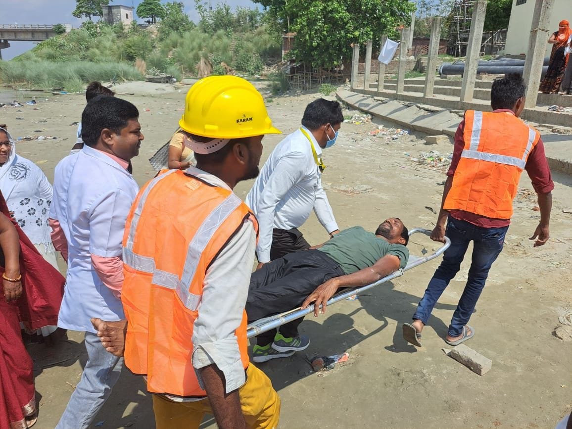 Rehearsal done to rescue people trapped on the island