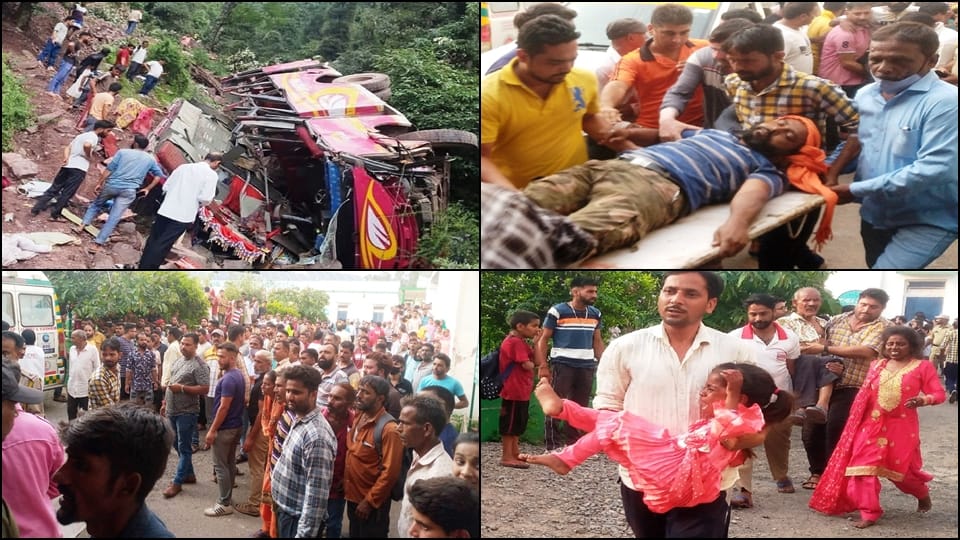udhampur bus accident news Ramnagar bus fell into gorge several feared dead and injured