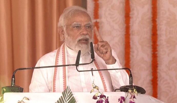 PM narendra Modi in Varanasi rally said shortcuts do not benefit country after inaugrating many projects