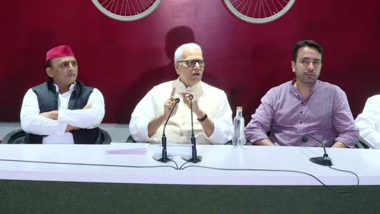 President Election: Yashwant Sinha arrives Lucknow to seek support from Samajwadi party.