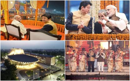 2015 में पीएम मोदी के साथ वाराणसी आए थे शिंजो आबे