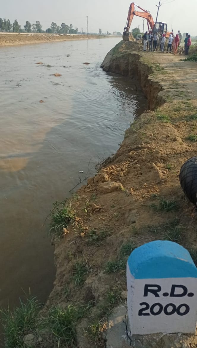 There was a stir due to the breakdown of the Western Yamuna Canal.