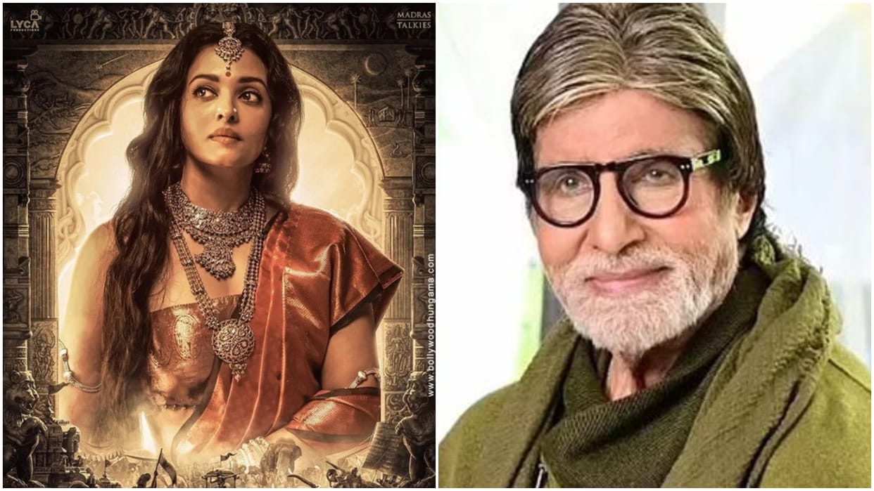 Amitabh Bachchan to release Aishwarya Rai Bachchan film Ponniyin Selvan 1 hindi teaser directed by Mani Ratnam