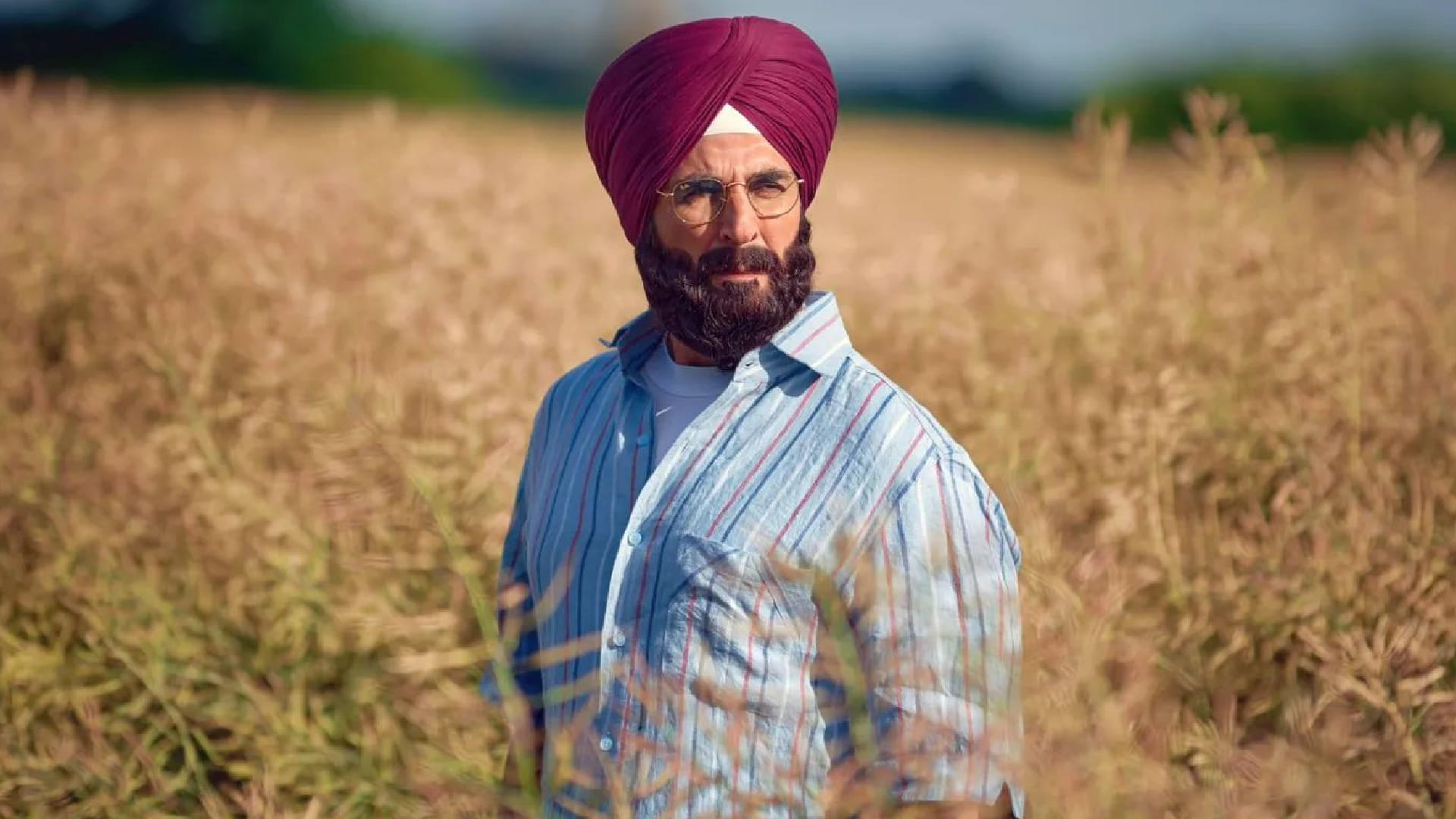 Akshay Kumar Turban Look leaked online from Tinu Suresh Desai film capsule gill