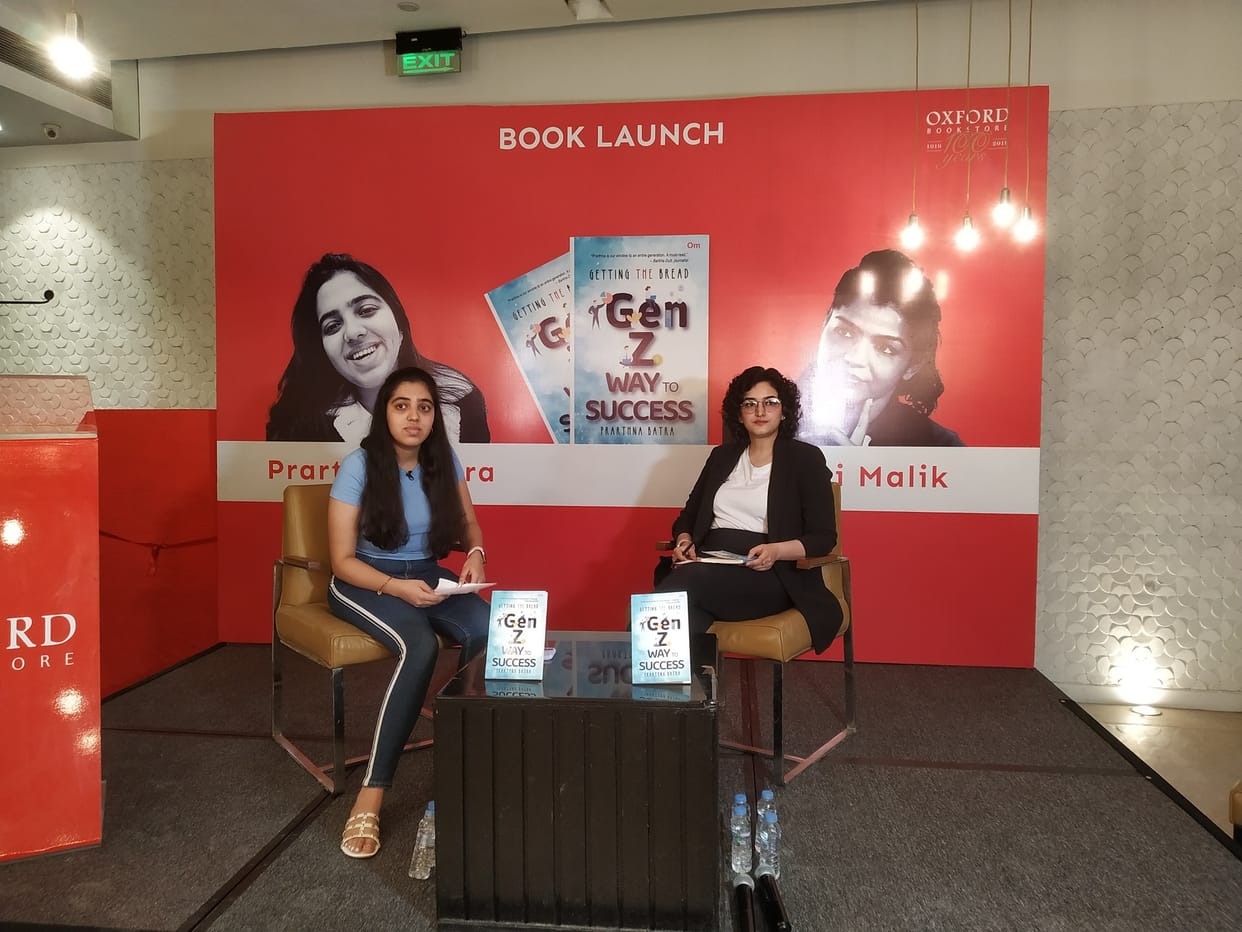 Launching of Young Writer Prarthana Batra book Getting the Bread- The Gen-Z Way to Success