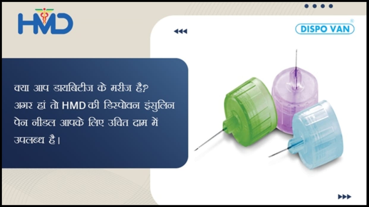 HMD Dispovan Insulin pen needles for diabetes patients