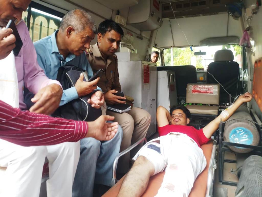 Student got shot during firing in two sides