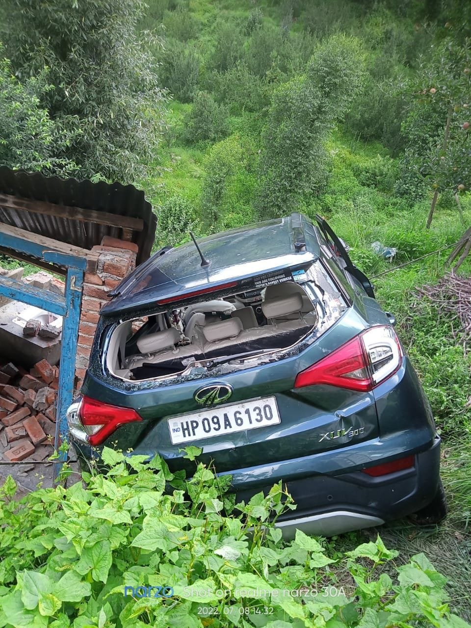 one died and three injured in road accident