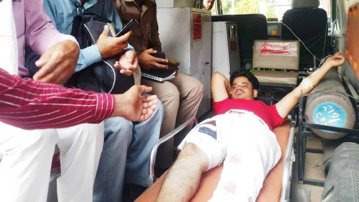 Saharanpur Firing in two groups BBA student injured due to bullet