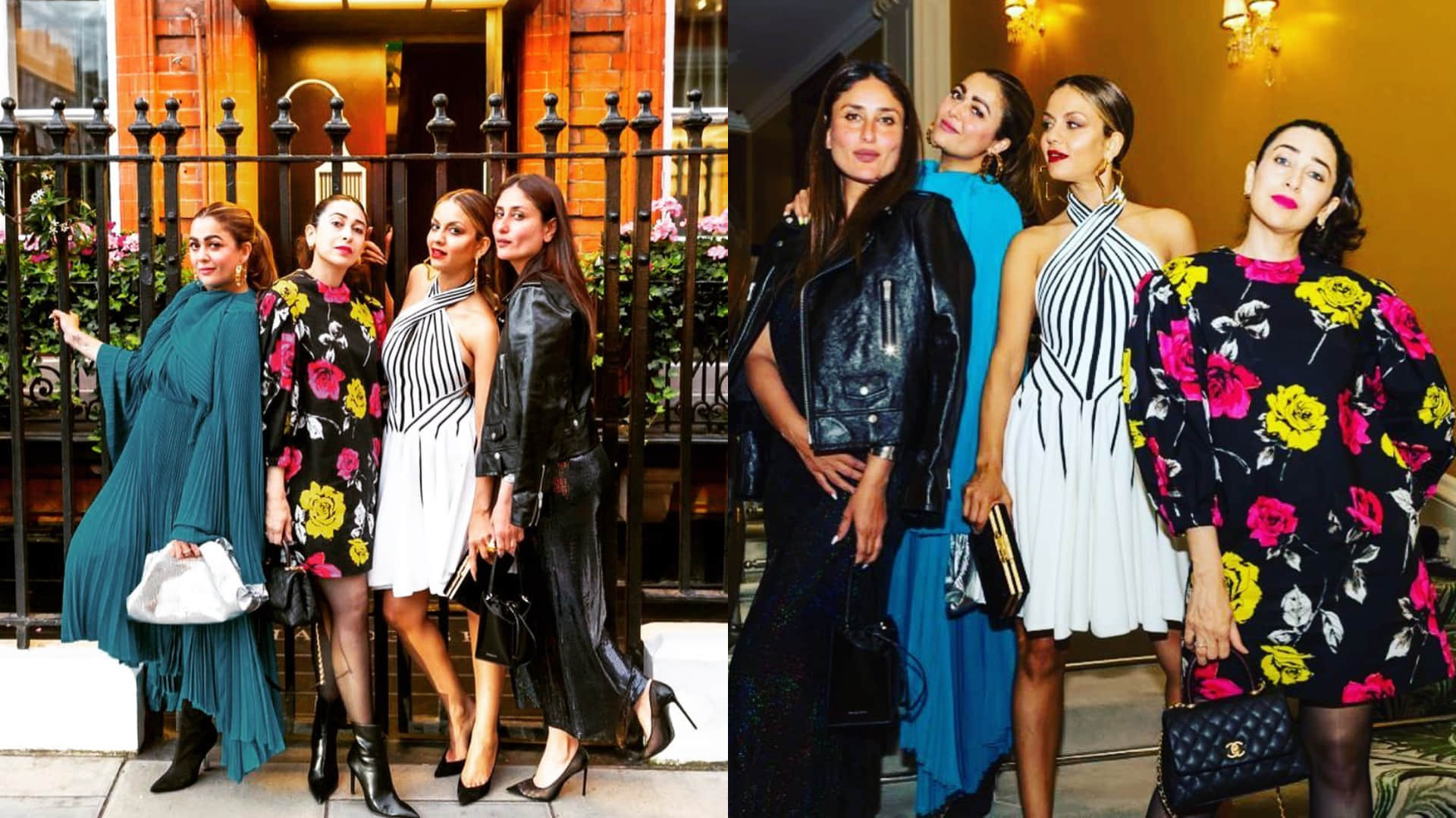 kareena kapoor karisma kapoor with girl squad enjoying in london super stylish look