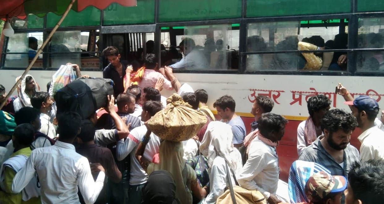 Crowd of passengers gathered due to marriage programs on Bhadli Navami