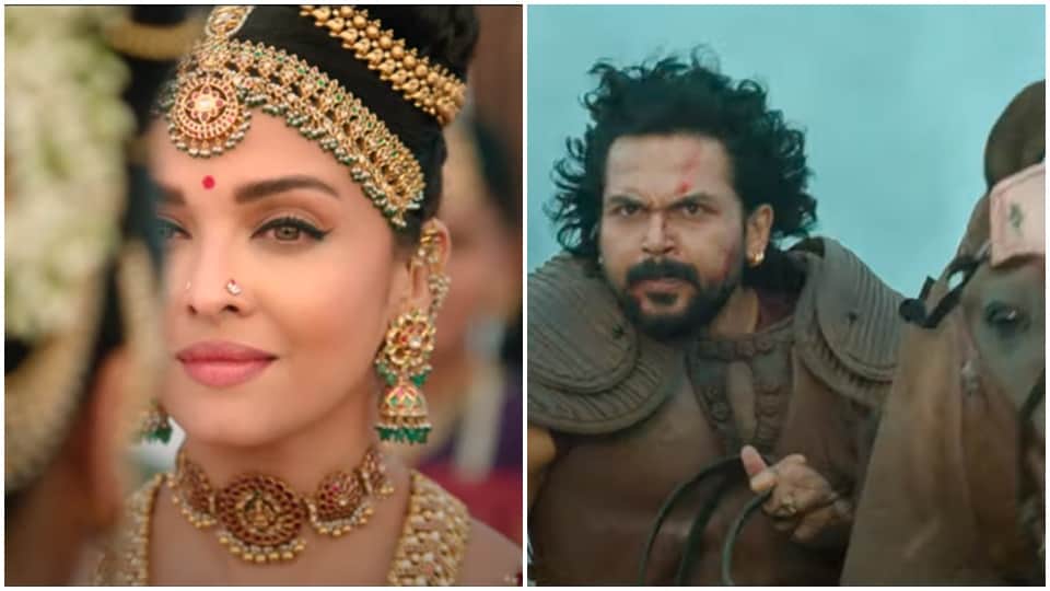 ponniyin selvan part 1 jayam ravi aishwarya rai bachchan vikram mani ratnam pan india film teaser release