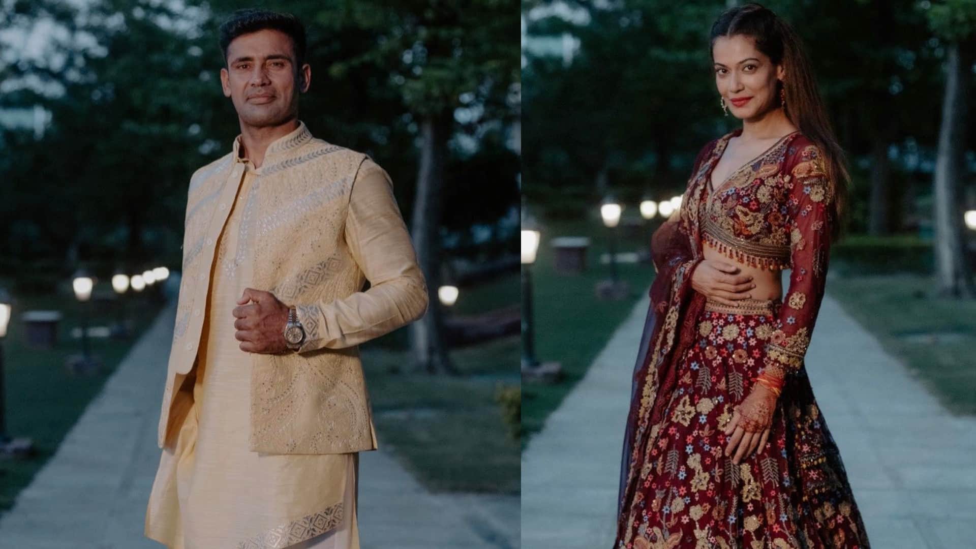 payal rohatgi and sangram singh pre wedding romantic photoshoot see pics