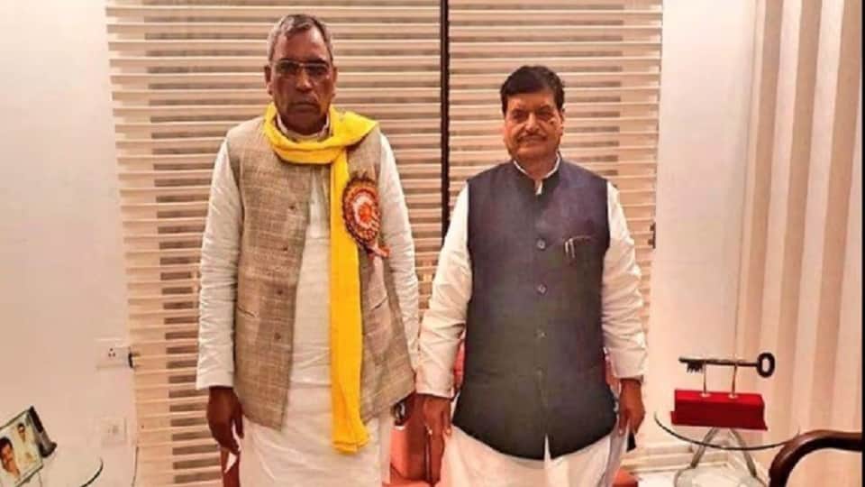 Shivpal Yadav Om Prakash Rajbhar give indications of new politics reaching Dinner at Chief Minister's residence in honor of Draupadi Murmu NDA candidate in Presidential election