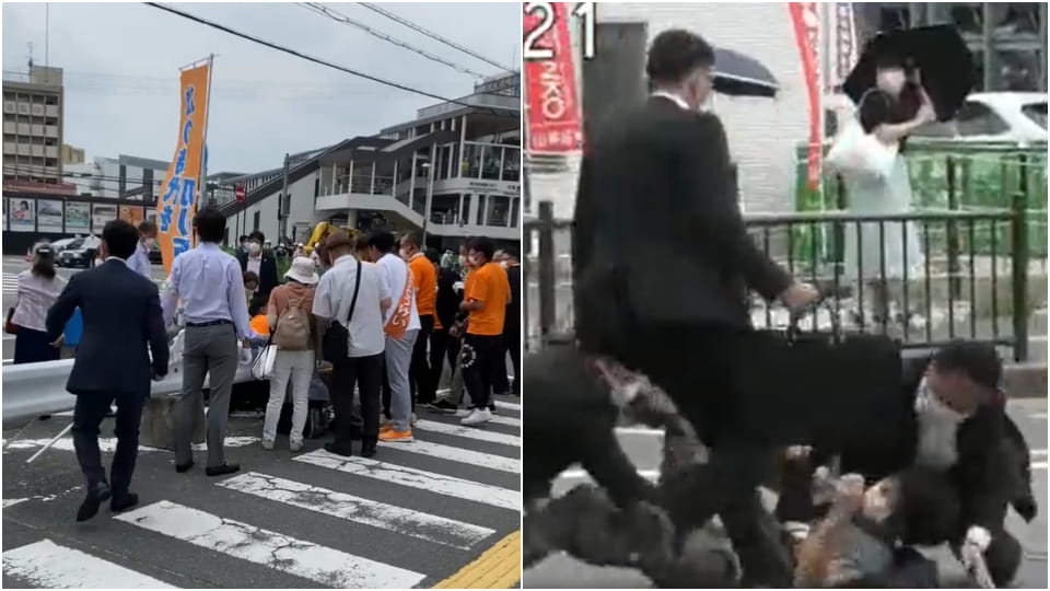 Former Japanese PM Shinzo Abe shot at, attacked in Nara city