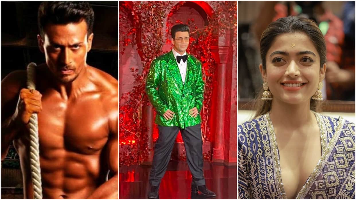 Karan Johar took up the task of saving career of Tiger Shroff  to work with Pushpa star rashmika mandanna with director Shashank Khaitan