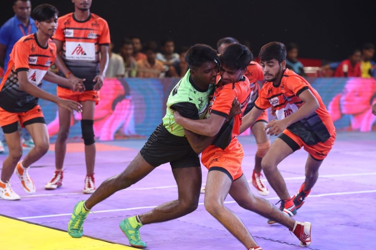 Haryana team defeated Uttar Pradesh in a tough match