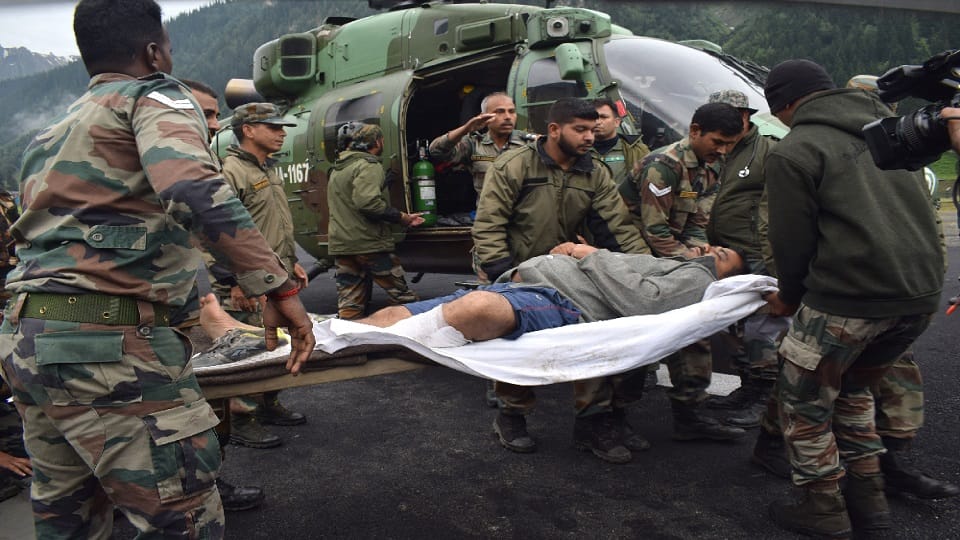 amarnath cloudburst after the incident of cloudburst the enthusiasm of the devotees remained intact