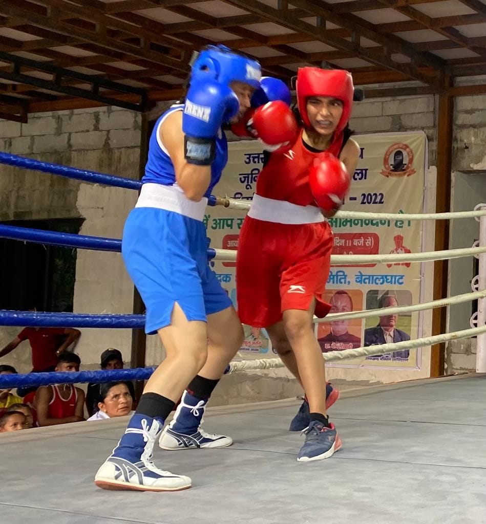 Tanuj and Muskaan's punch was heavy in boxing