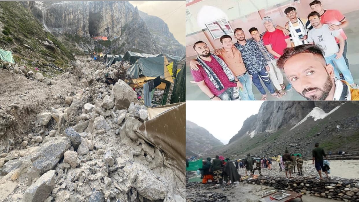 amarnath dham cloudburst amarnath yatra latest news and photos Passengers of Kanpur stranded in Amarnath narrated their ordeal