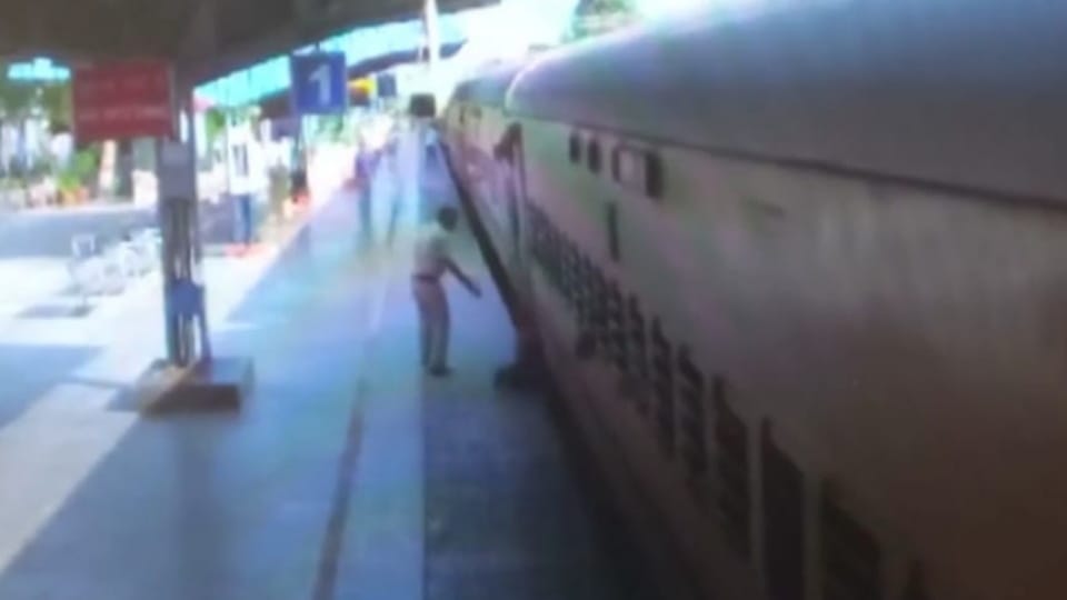 Woman fell between platform and tracks while boarding a moving train at Sonipat railway station