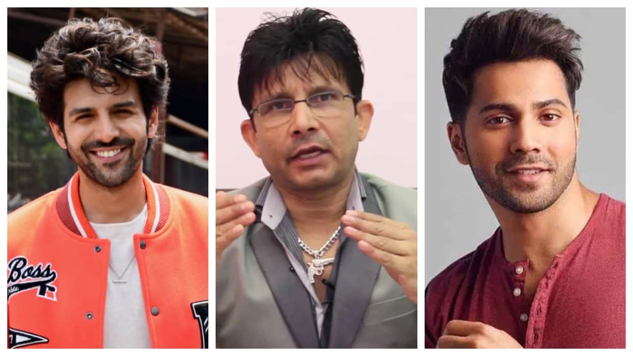 Kamaal R Khan aka KRK compared Kartik aryan and Varun Dhawan movies Bhool Bhulaiyya2 Jugjugg Jeeyo