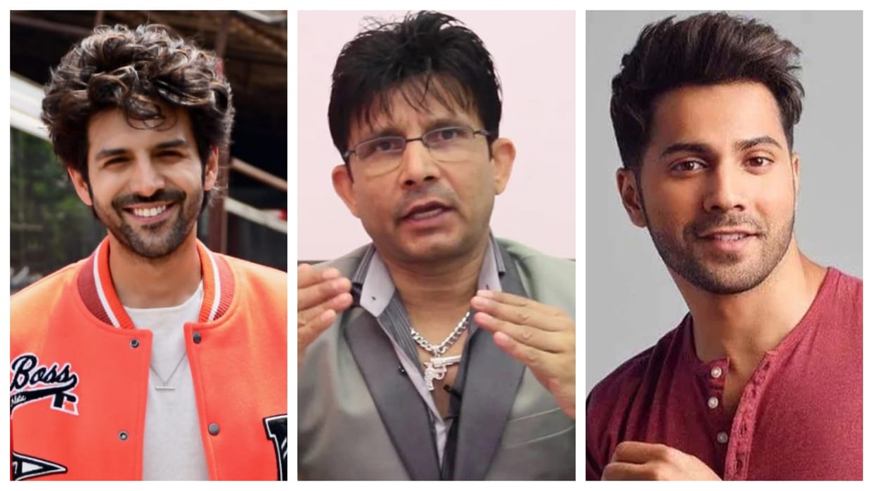 Kamaal R Khan aka KRK compared Kartik aryan and Varun Dhawan movies Bhool Bhulaiyya2 Jugjugg Jeeyo