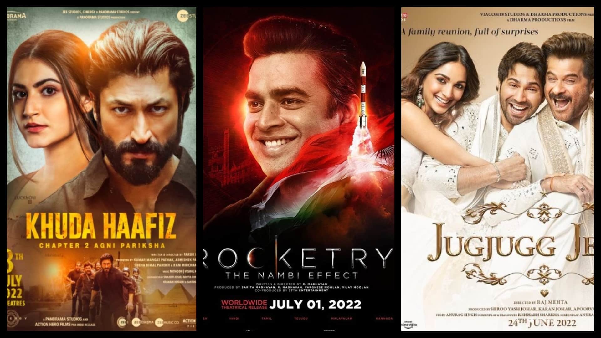 Saturday Box Office Collection Rocketry Day 9 wins competition JugJugg Jeeyo Day 16 Khuda Haafiz Chapter II Day 2