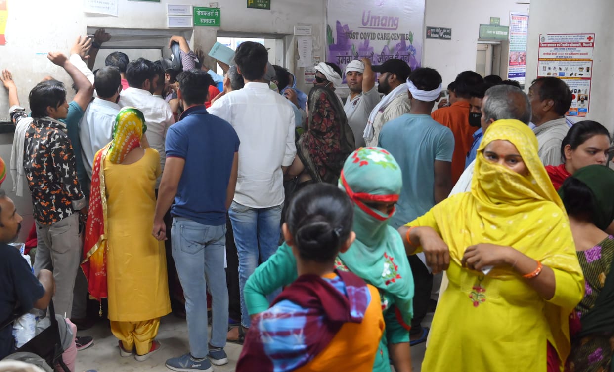 When the CMO conducted an inspection, only two doctors were found in the OPD.