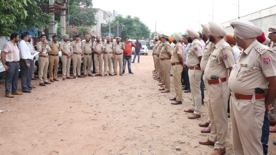 Action against Drugs: Jalandhar Rural Police raids on village kingra cho wala
