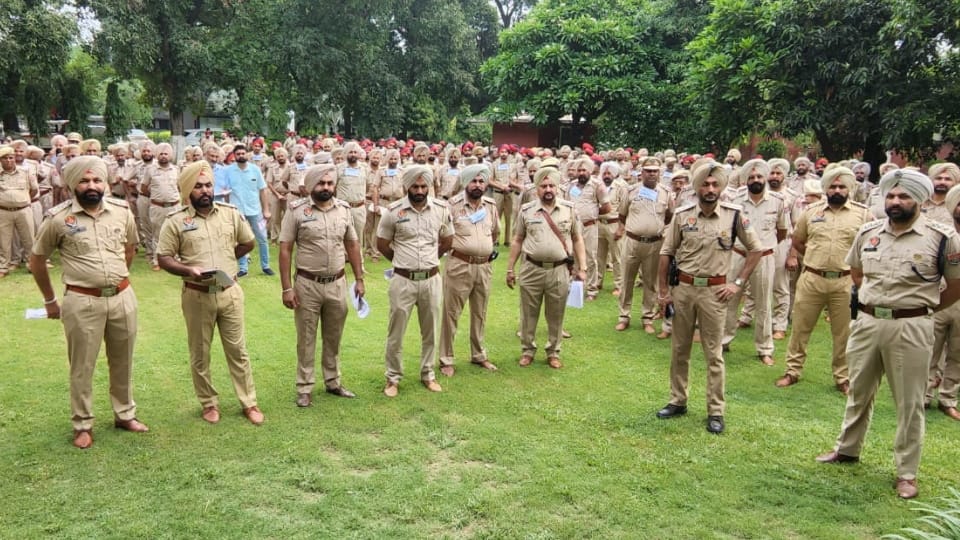 police conducted search operation in Rodi Kut Mohalla at Patiala