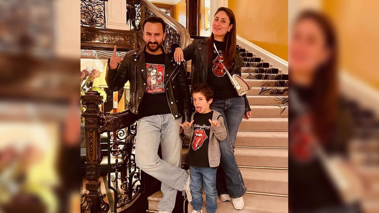 Kareena Kapoor and Taimur Ali Khan accompany Saif Ali Khan to his Winchester Boarding School, actress shared a glimpse of son's godfather