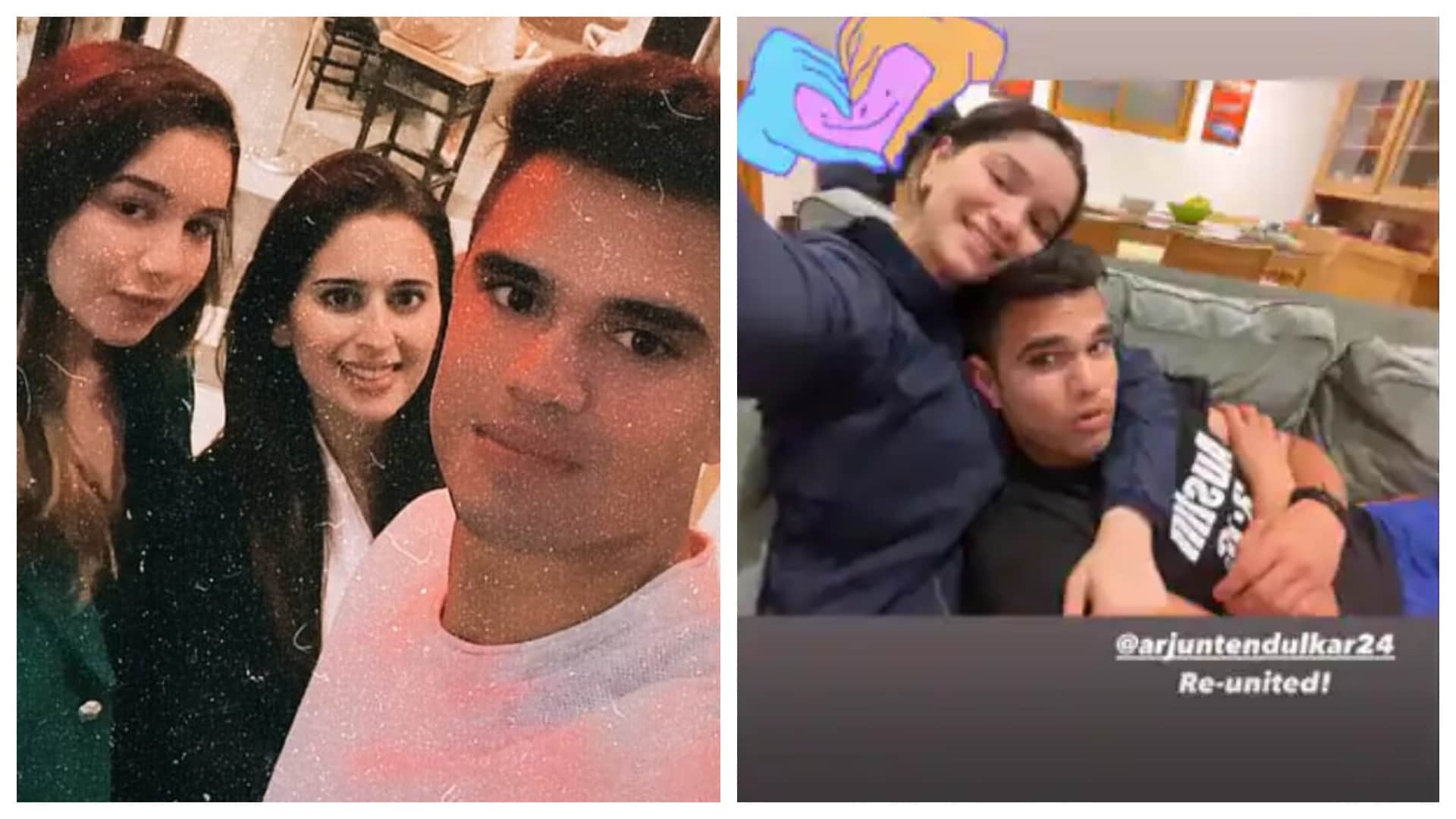 Sara Tendulkar with Arjun Tendulkar Sachin Tendulkar daughter changed her look twice in six days Thailand to Mumbai