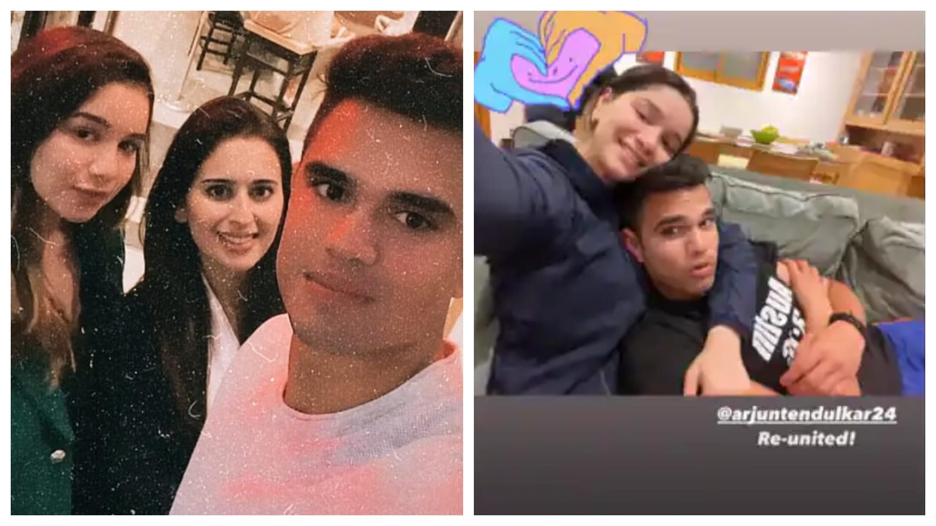 Sara Tendulkar with Arjun Tendulkar Sachin Tendulkar daughter changed her look twice in six days Thailand to Mumbai