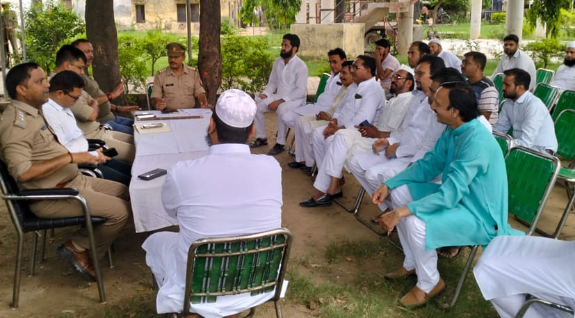 Eid: The city commissioner inspected and saw the arrangements of the city