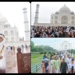 ताजमहल की मस्जिद में अदा की गई नमाज