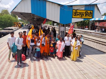 Amarnath Cloudbrust Faith heavy on disaster 151 people leaves for Amarnath from Jaunpur Minister of State girish chandra yadav said  Har Har Mahadev