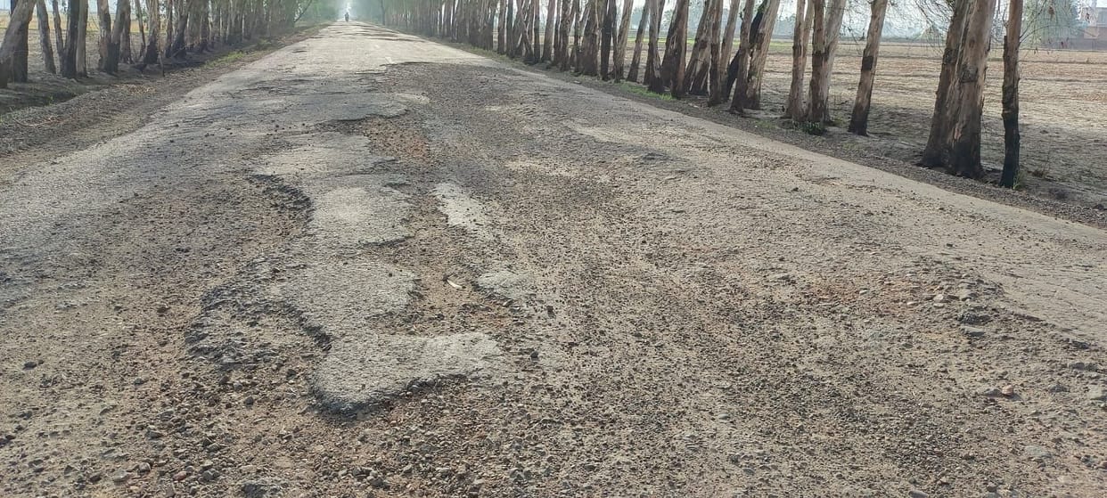 Please pray, the roads should be improved