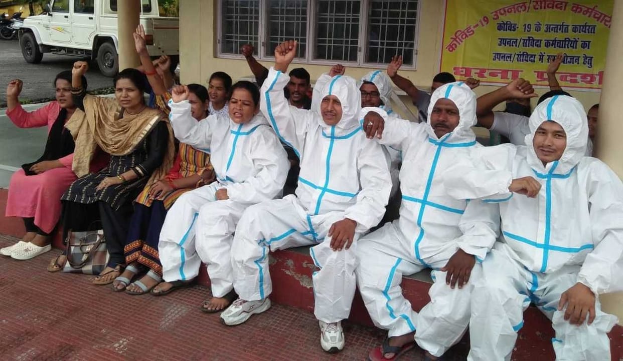 Protest with PPE Kit
