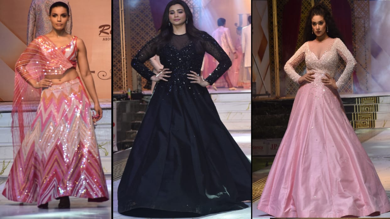 Fashion Show: Actress Daisy Shah walked the ramp wearing silk fabric, models