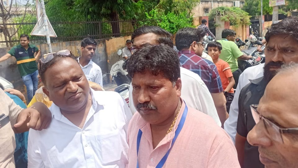 Voting for the collegium elections of Vaishya Shikshan Sanstha in Rohtak