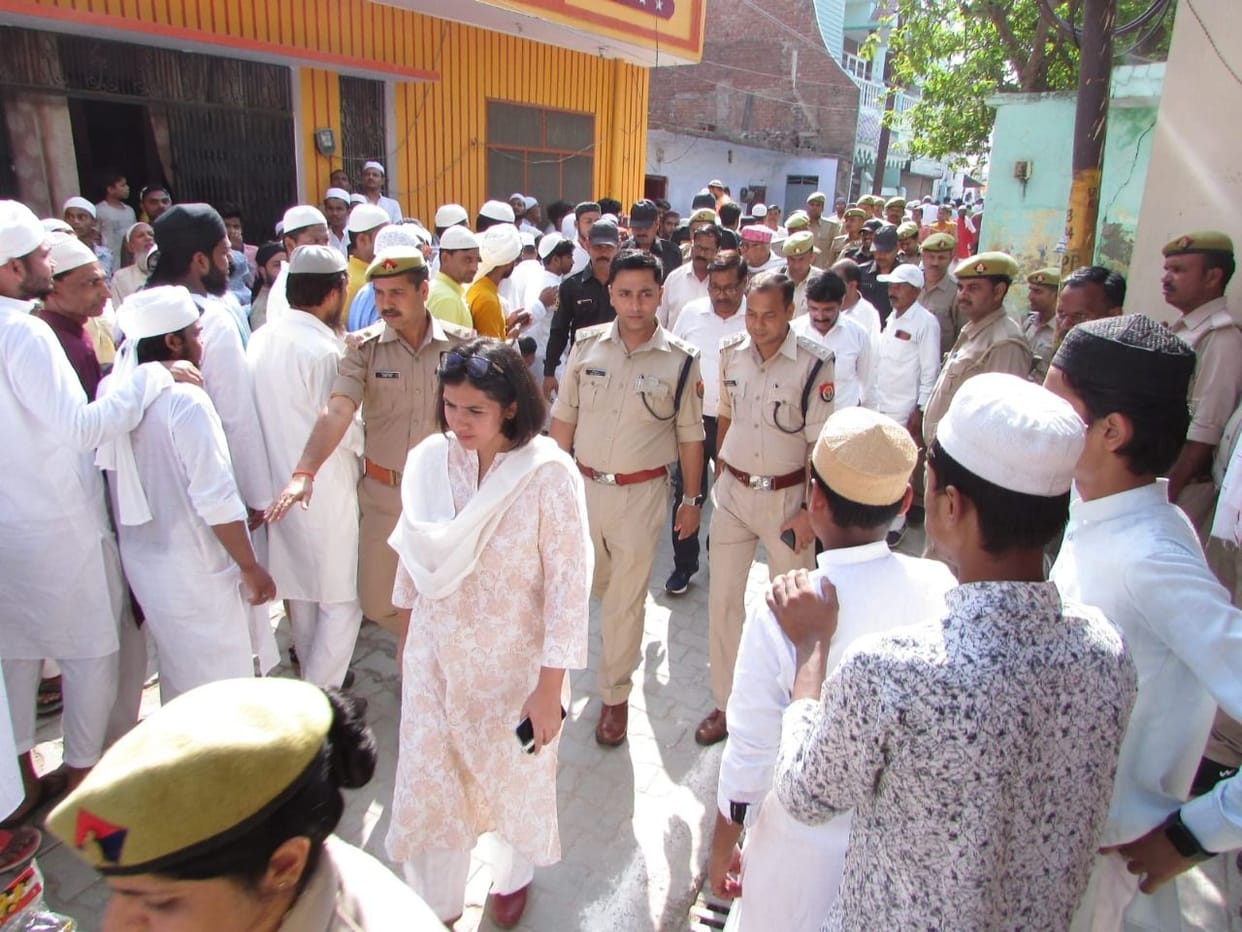 Celebrated Eid-ul-Azha with gaiety, greeted the people with a hug