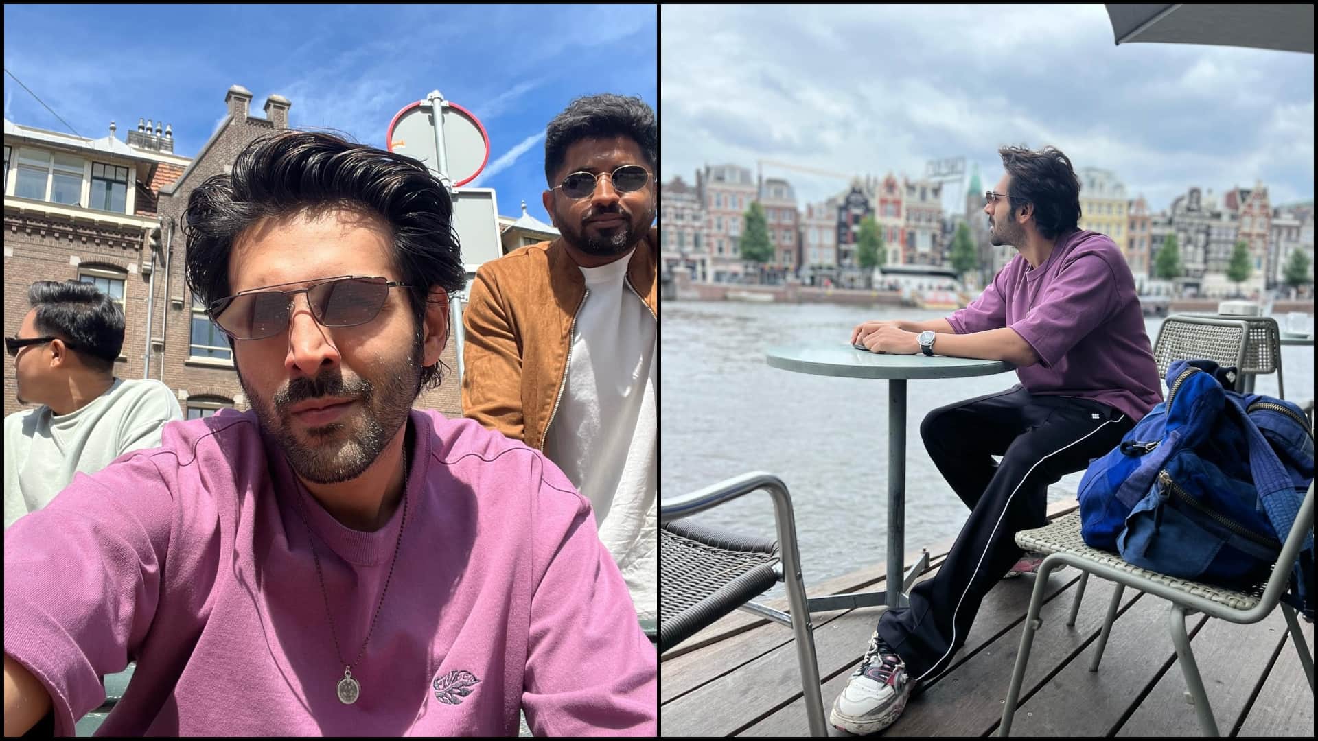 kartik aaryan is busy in shooting of shehzada in haryana he shared a picture of sunset on social media
