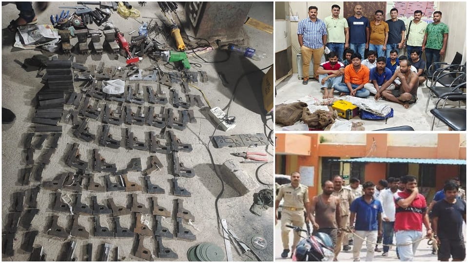 up stf busted illegal Arms Factory in mainpuri