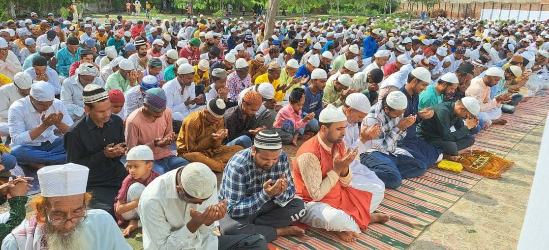 Namaz offered in tight security