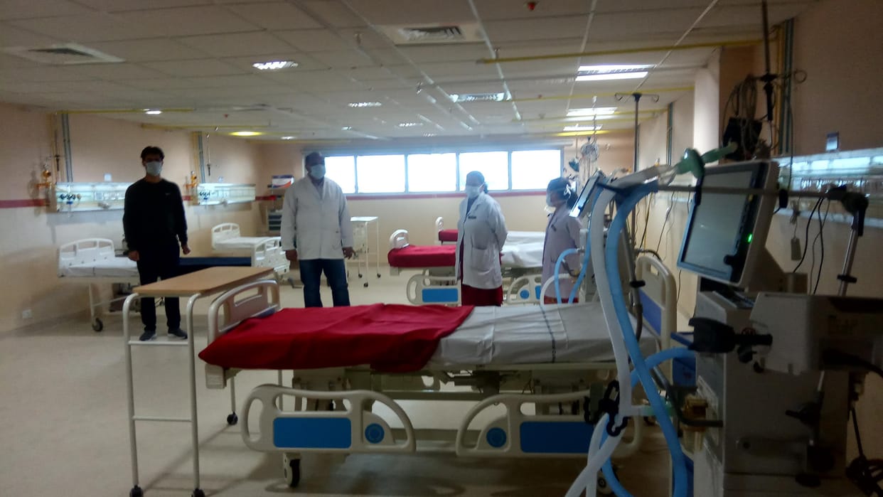 Stopped the exercise of making covid Make Shift Hospital a multi specialty