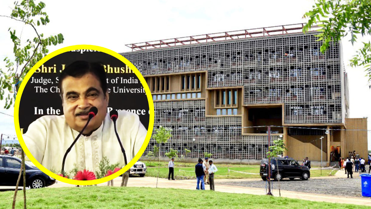 Nitin Gadkari inauguration Hostel Building of Maharashtra National Law University in Nagpur
