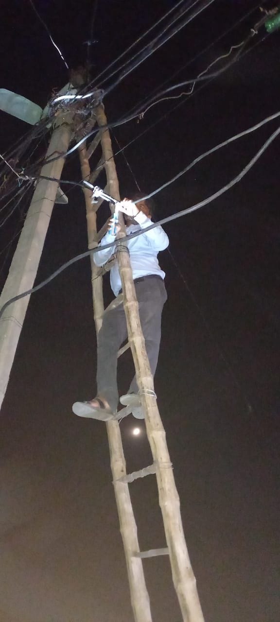 When the load increased in summer, the power supply system started gasping