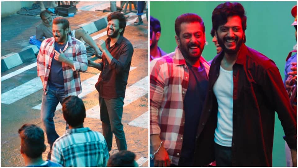 salman khan starts shooting for cameo role in riteish deshmukh debut directorial marathi film ved