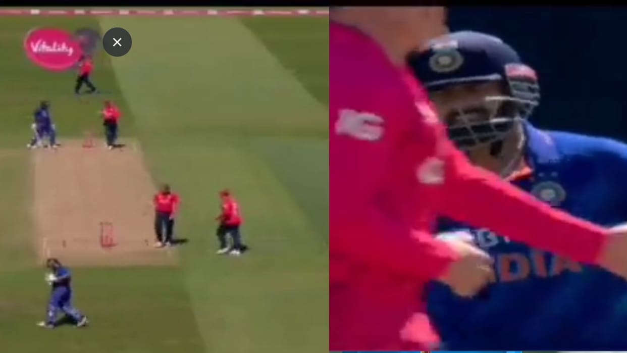 Rishabh Pant asks takkar mar du kya as bowler comes in front Rohit gavs epic reply